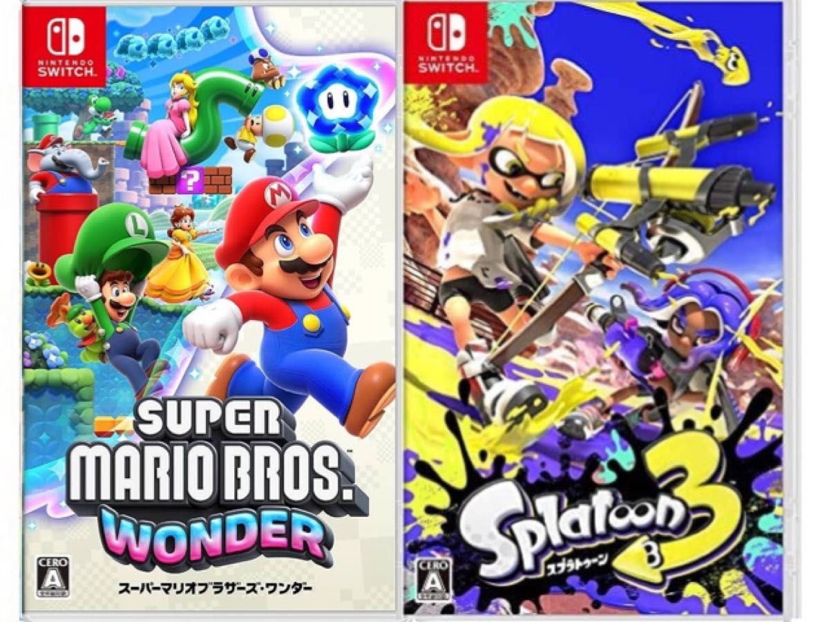 スプラトゥーン3 & スーパーマリオブラザーズワンダー セット スプラ