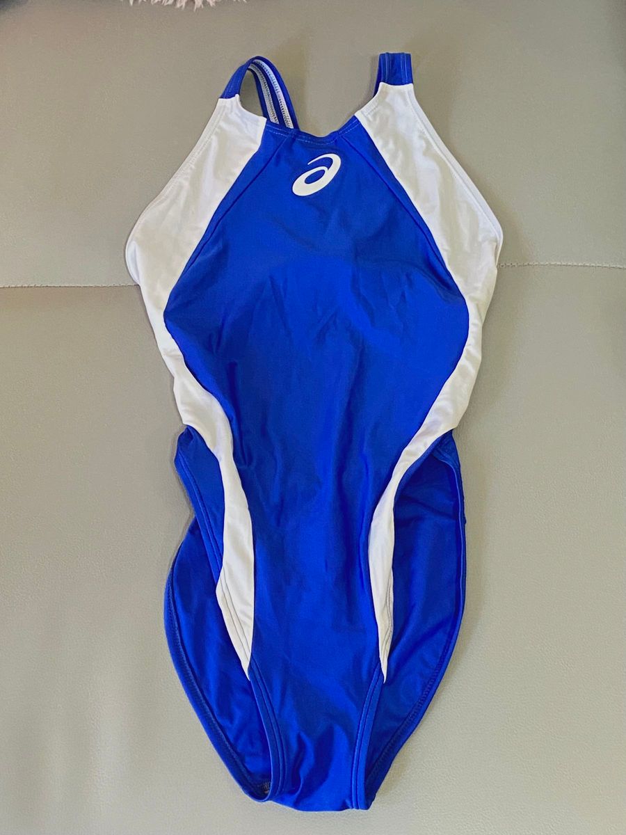 競泳水着 Asics アシックス ハイドロCD サイズM 青×白｜Yahoo!フリマ