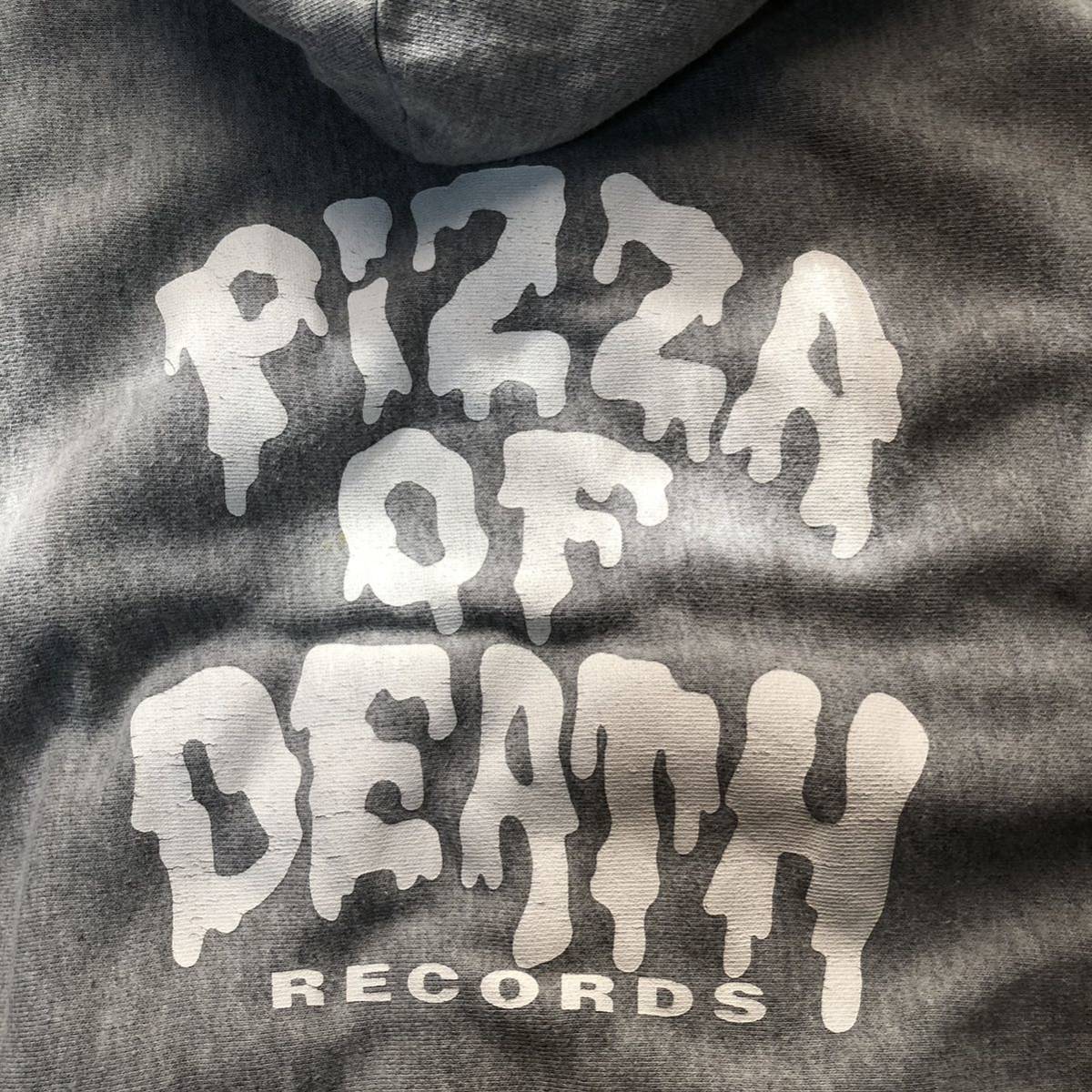PIZZA OF DEATH リバースウィーブ スウェット パーカー グレー M