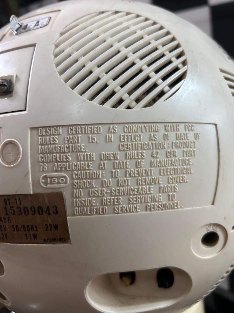 フリフリQ ビクター MODEL9T-11白黒テレビ 昭和レトロ スペースエイジ