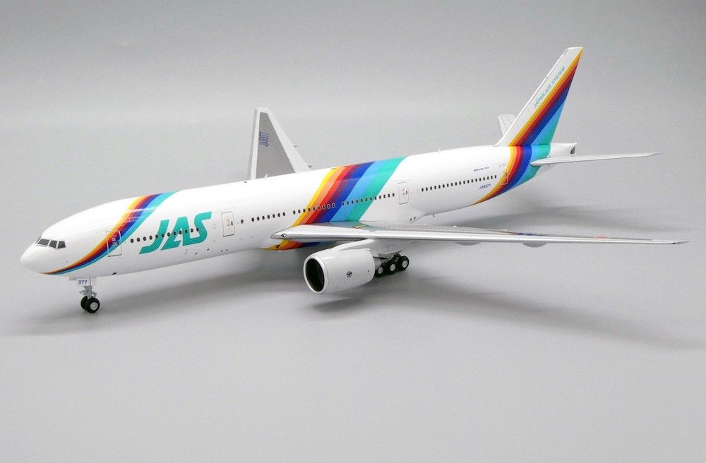 新品】1 200 JAS 日本エアシステム B777 レインボーセブン JAL 日本