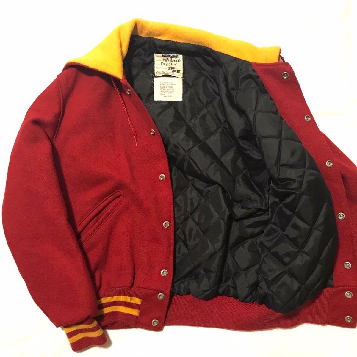 漢の休日 DeLONG デロング カレッジ USA製 70s ビンテージ スタジャン