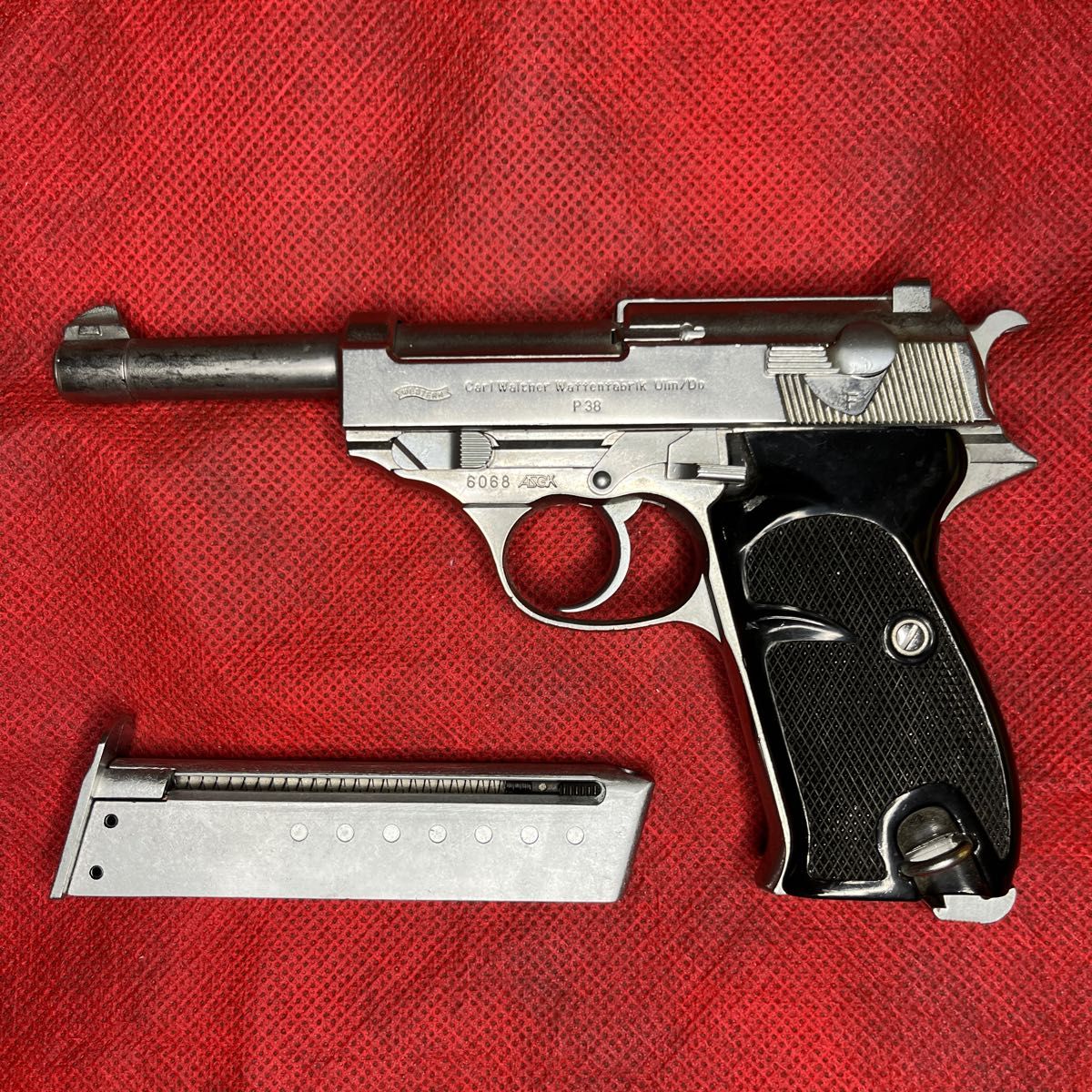 WA ワルサーP38 シルバー 固定スライド ウエスタンアームズ ルパン3世