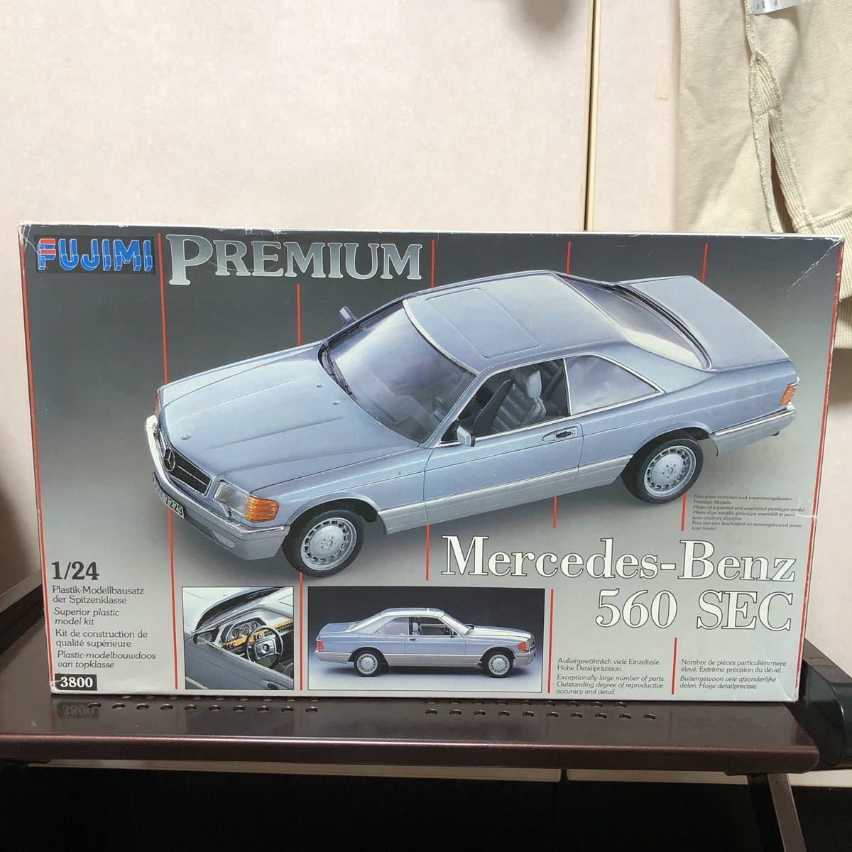 Yahoo!オークション - 440 未組立 1/24 メルセデス・ベンツ 560SEC フ