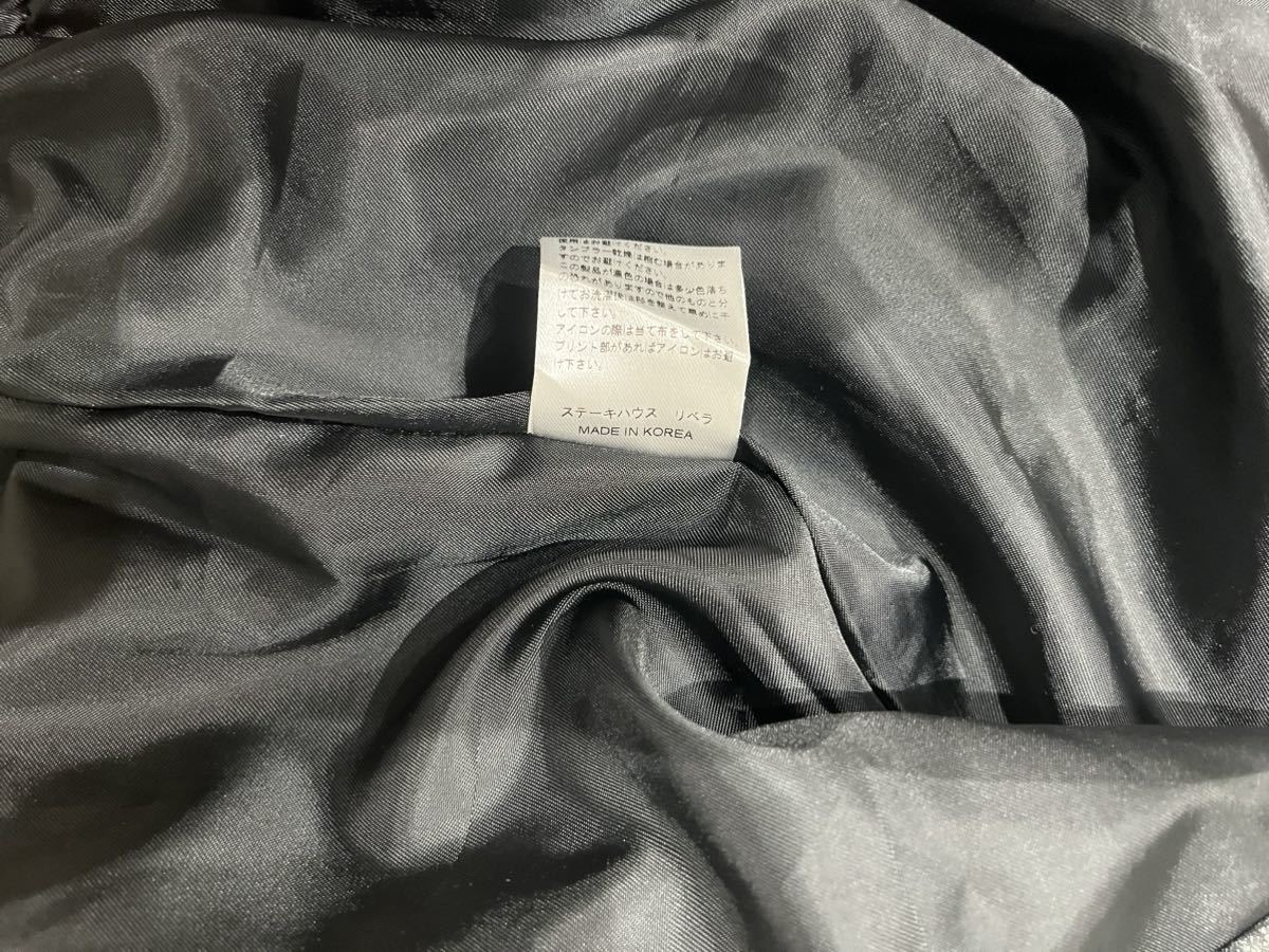 当時物 非売品 リベラ ステーキ スタジャン ブルゾン ブラック
