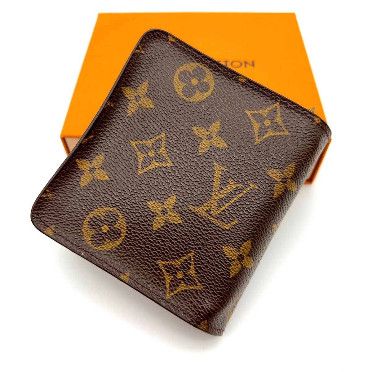 極美品】LOUIS VUITTON ルイヴィトン モノグラム コンパクトジップ