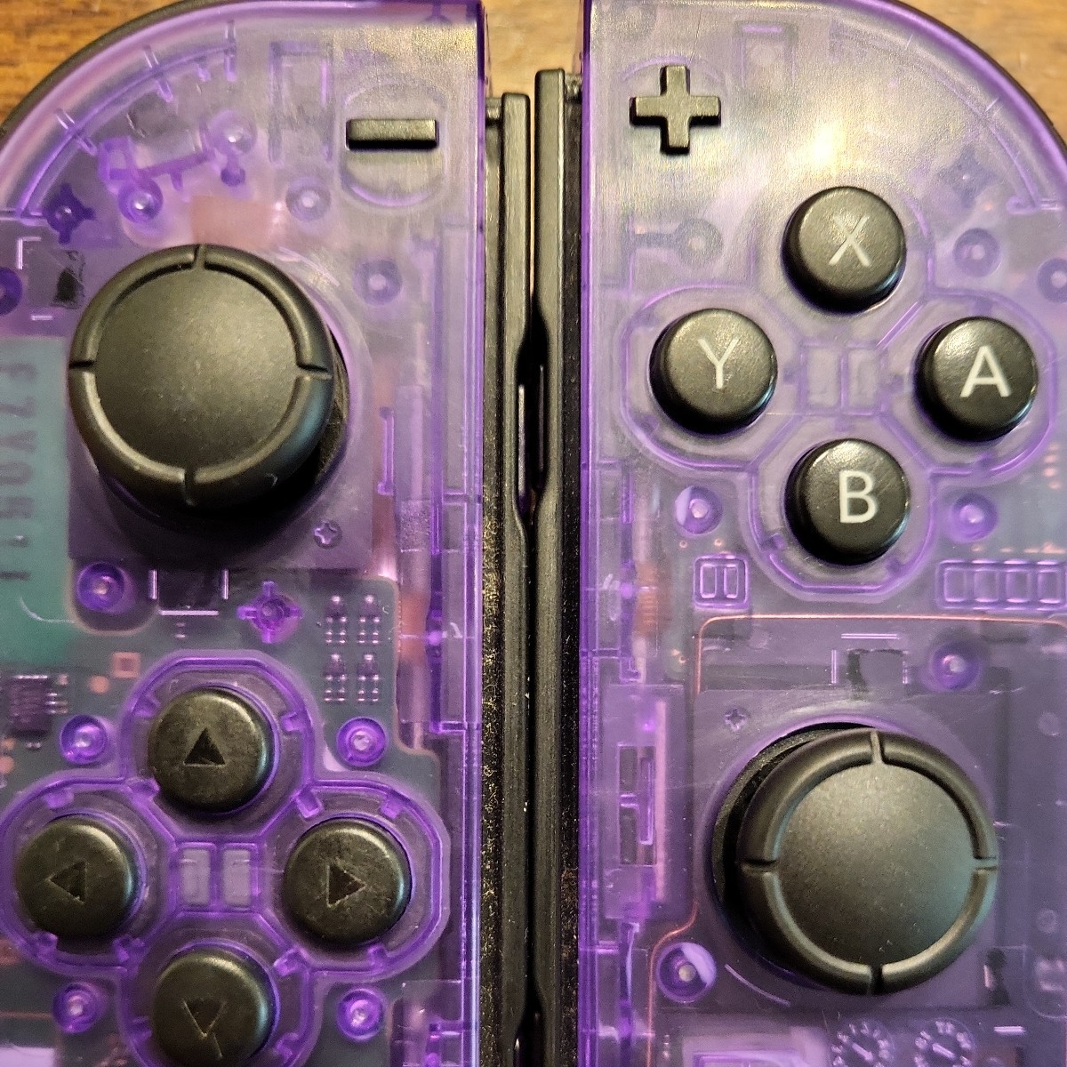 Nintendo Switch ジョイコン 動作確認済 クリアパープル カスタム品