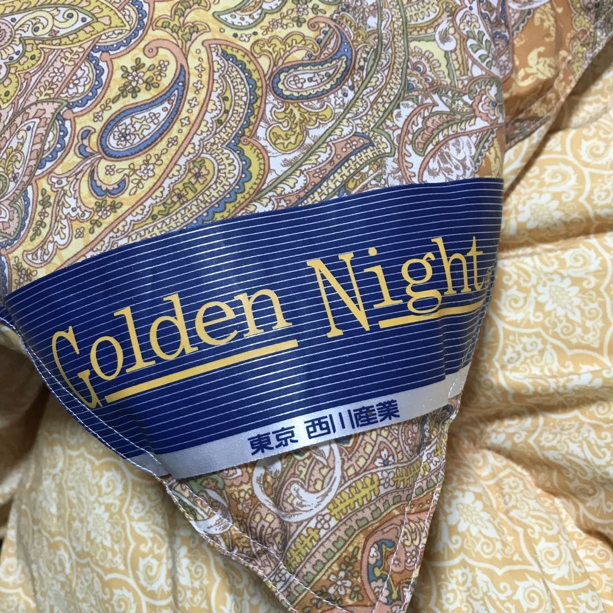 Yahoo!オークション - 羽毛掛け布団 Golden Night 東京西川産業 ダウン