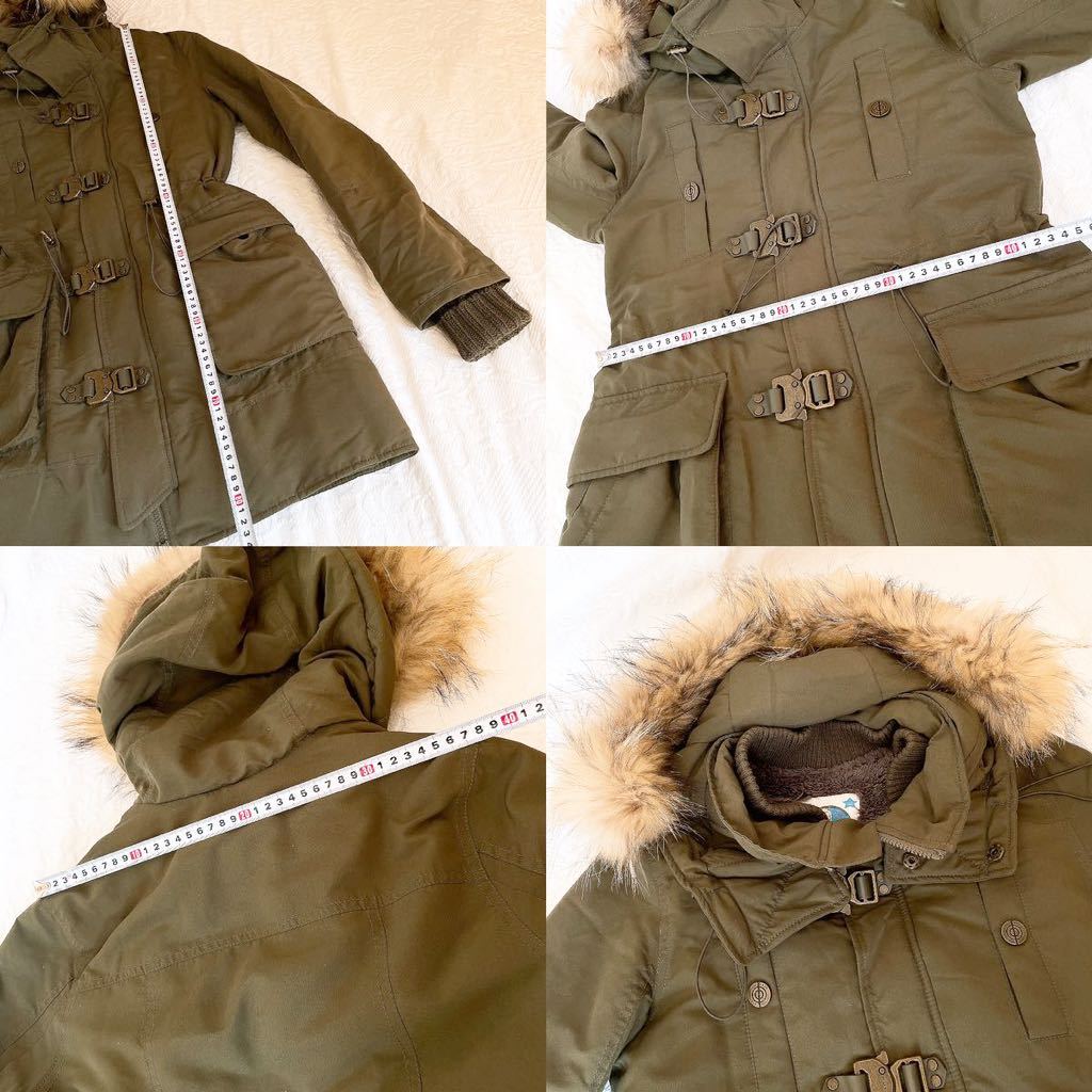 おしゃれSLYスライ ラクーンファー フードN3-B ボア ダウンライナー