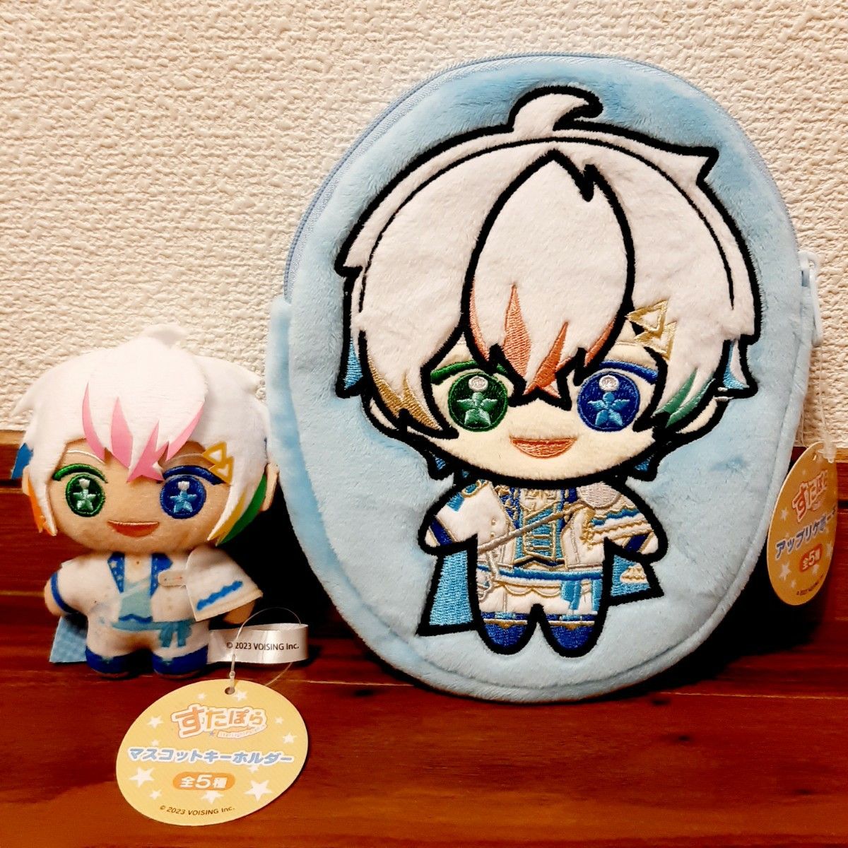 すたぽら マスコットキーホルダー アップリケポーチ Relu 2種セット