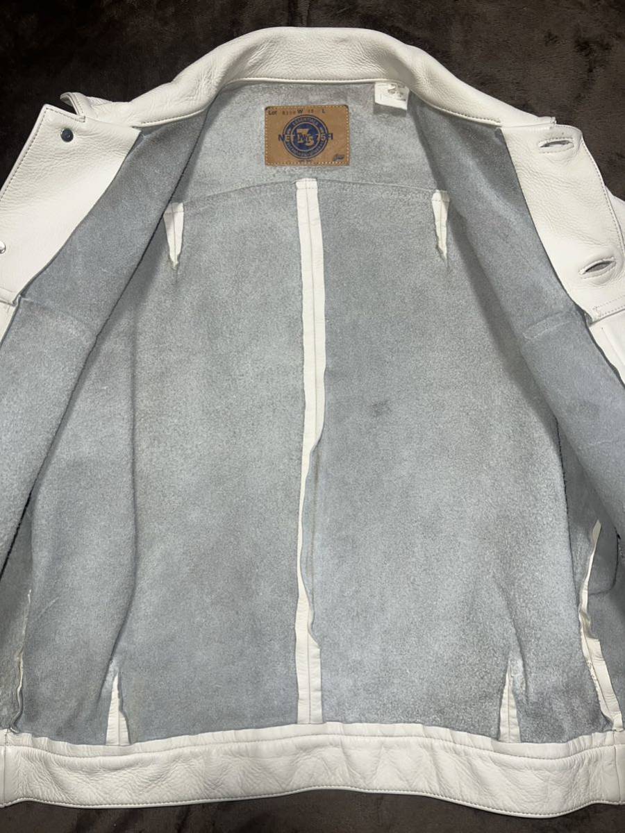 90s 初期 アーカイブ GOODENOUGH グッドイナフ レザー ジャケット