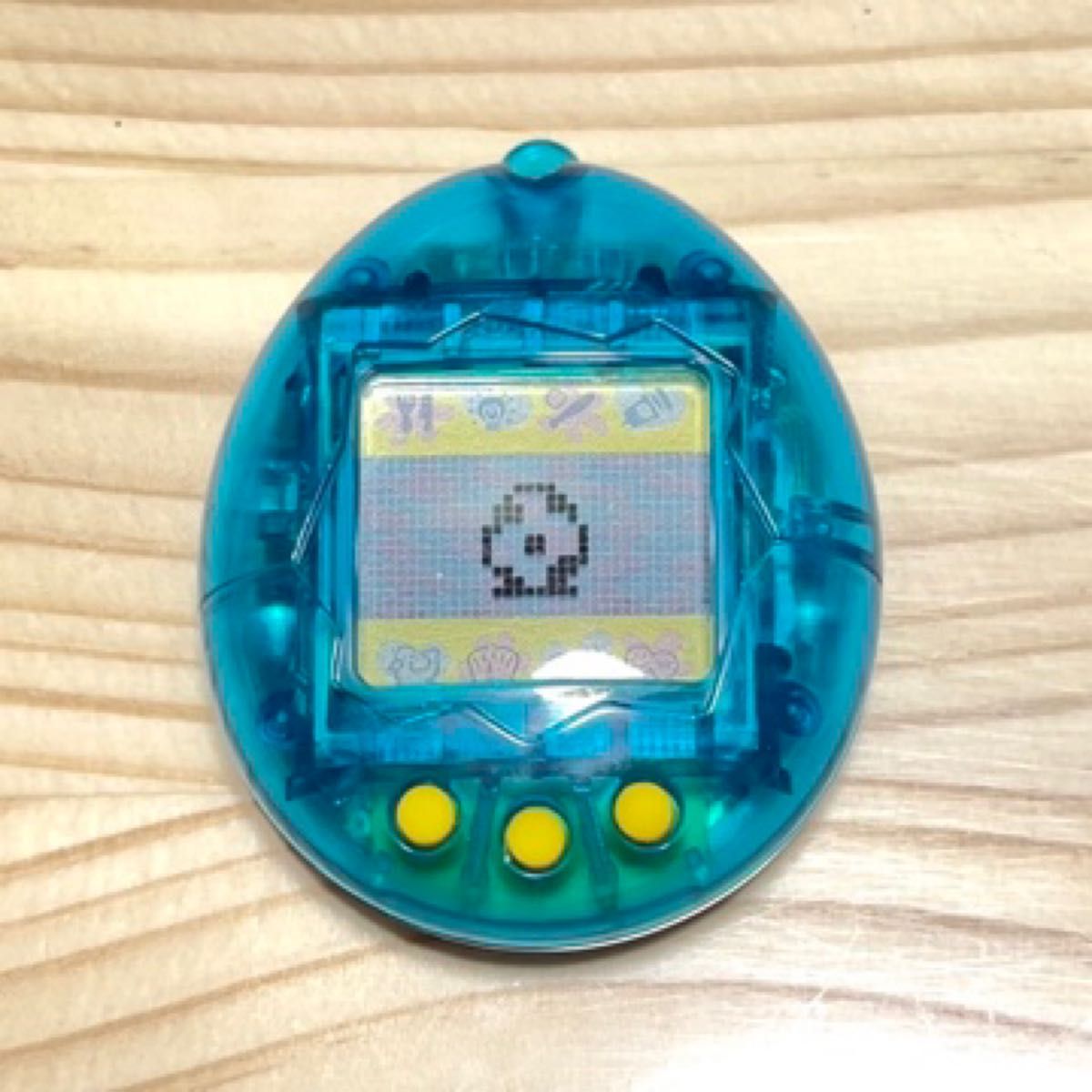 たまごっち 動作確認済 tamagotchi スケルトン クリアブルー 初代