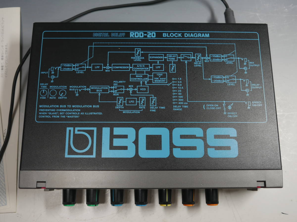 toshi23 BOSS RDDー20 エフェクター toshi23 BOSS RDDー20