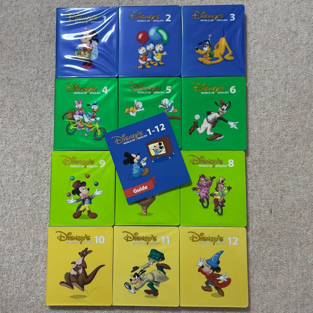 ディズニー英語システム DWE ストレートプレイ DVD 12枚 ガイドブック