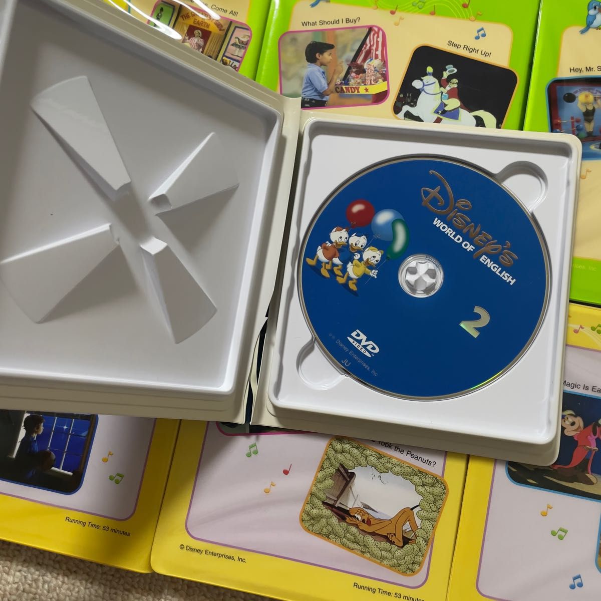 ディズニー英語システム DWE ストレートプレイ DVD 12枚 ガイドブック