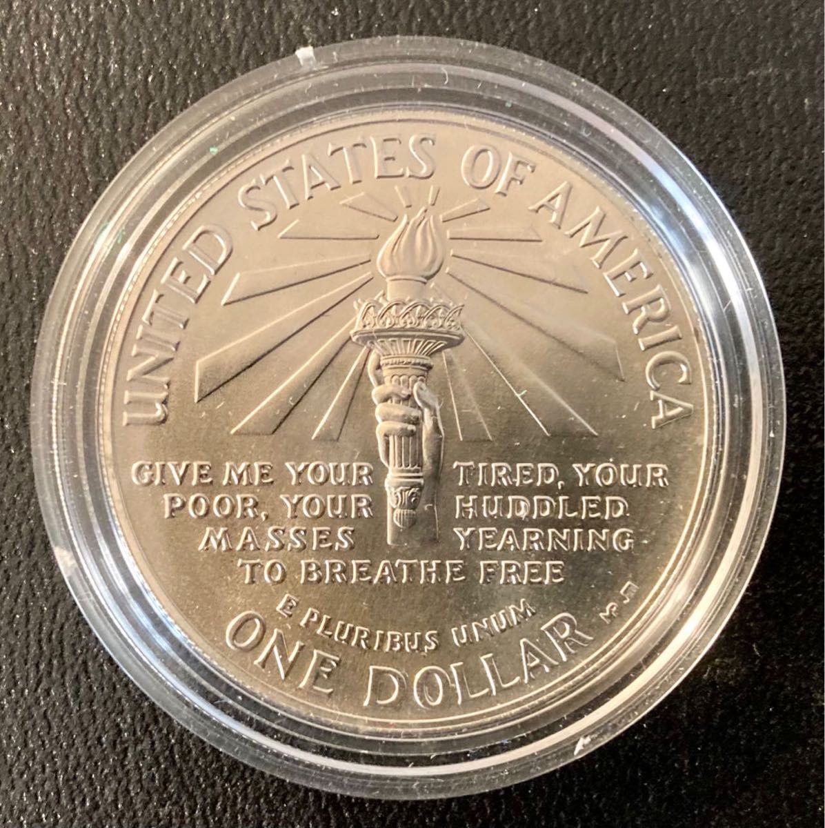 アメリカ自由の女神像建立100周年記念 1986年 銀貨&銅貨セット 美品