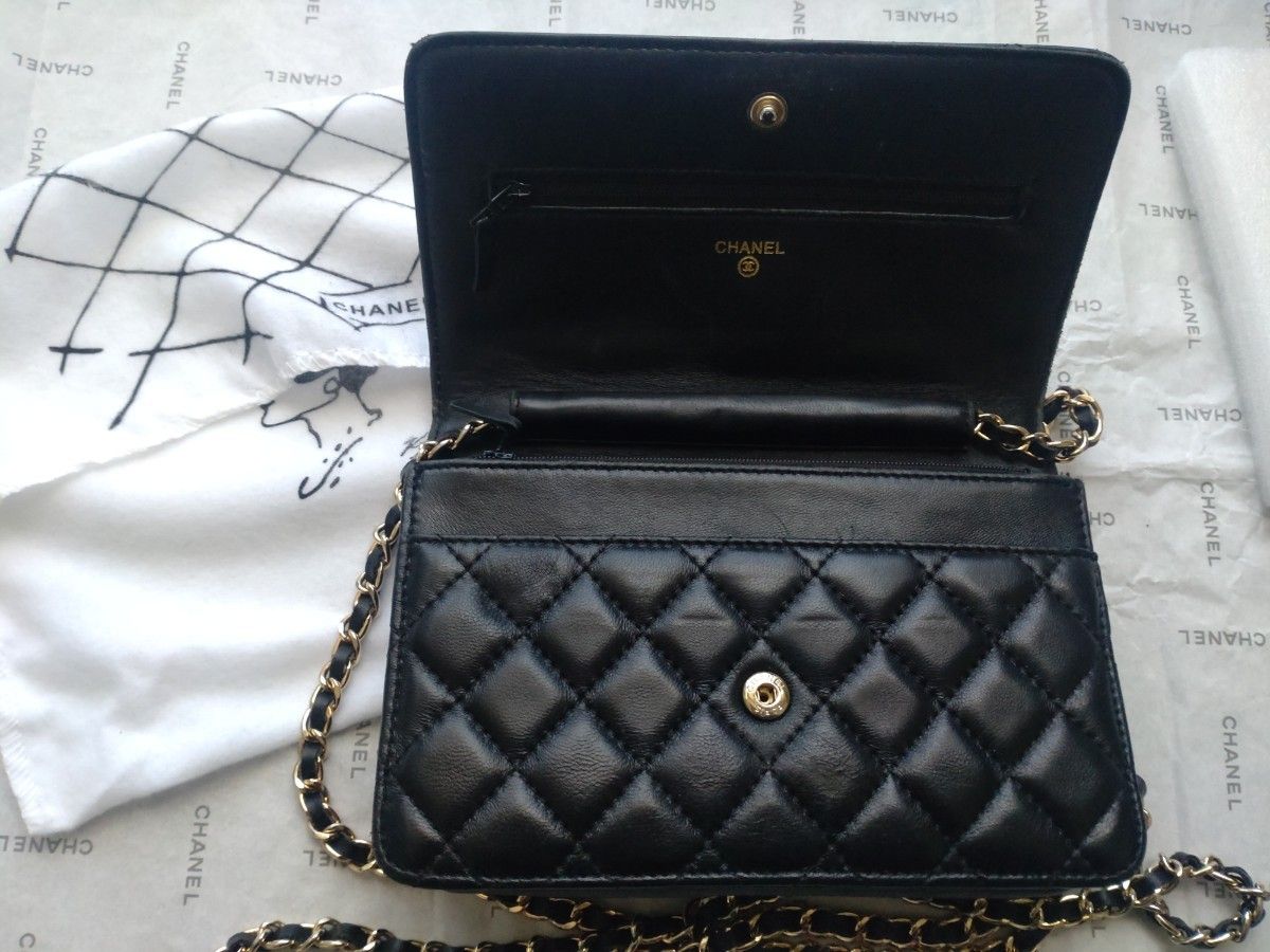 CHANEL ノベルティ チェーンウォレット 長財布 ショルダーバッグ