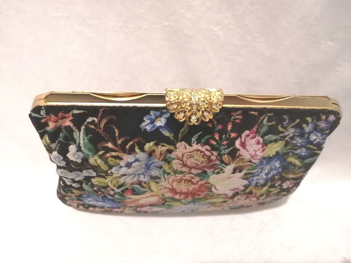 Petit Point プチポアン パーティーバッグ 久家道子 Michiko Kuge 刺繍