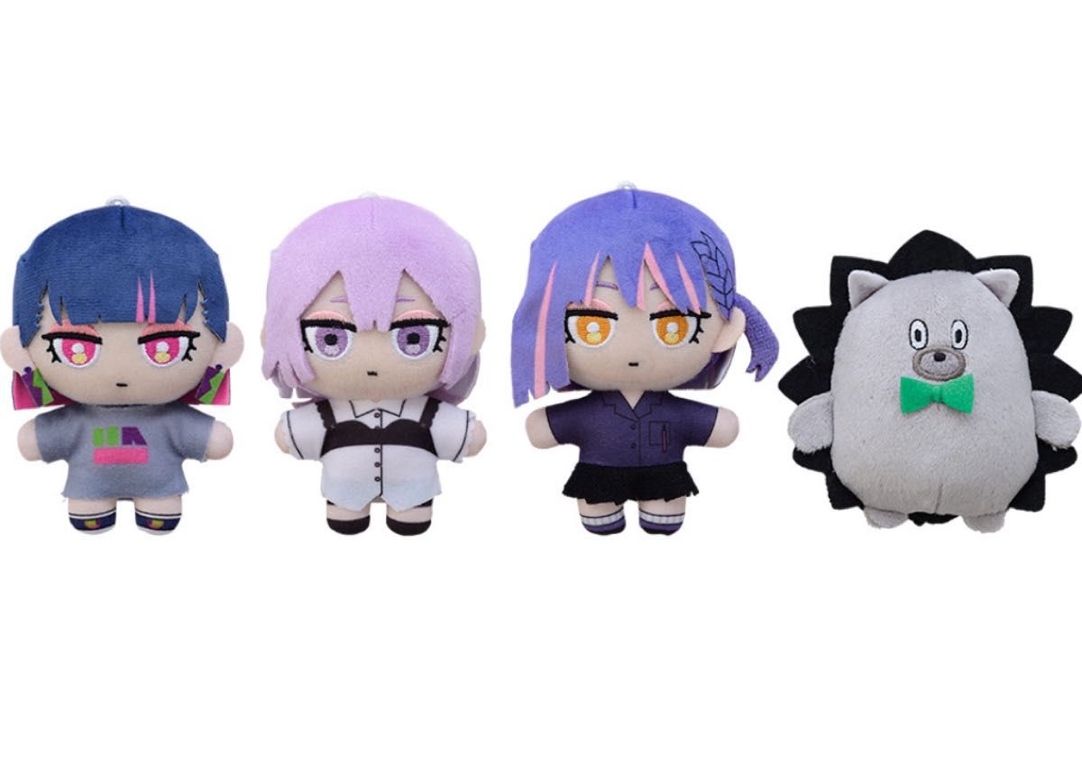 ずっと真夜中でいいのに ずとまよ マスコット ぬいぐるみ 4点セット