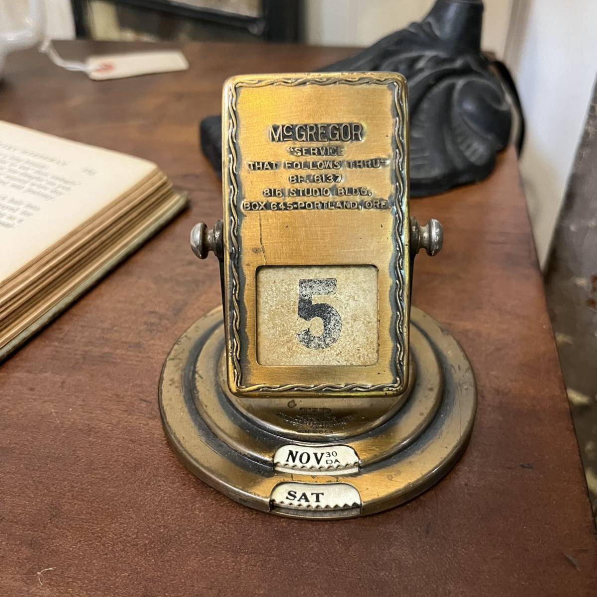 SALE品】万年カレンダー 30s us 古着 アドバタイジング 店舗什器