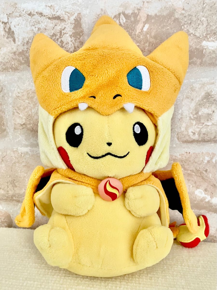 ポケモンセンターオリジナル メガリザードンのポンチョを着た