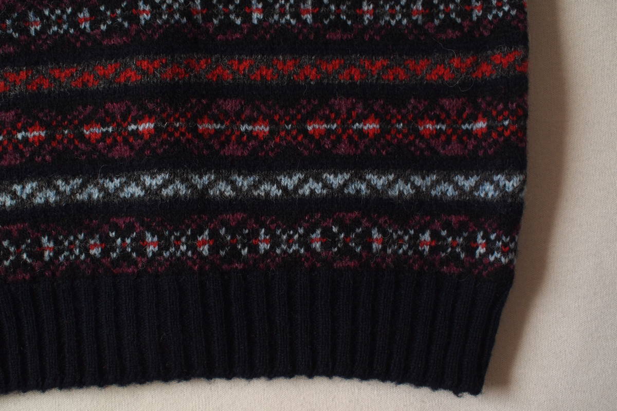 タグ付 極美品 英国製 ジャミーソンズ Jamieson's of Shetland フェア