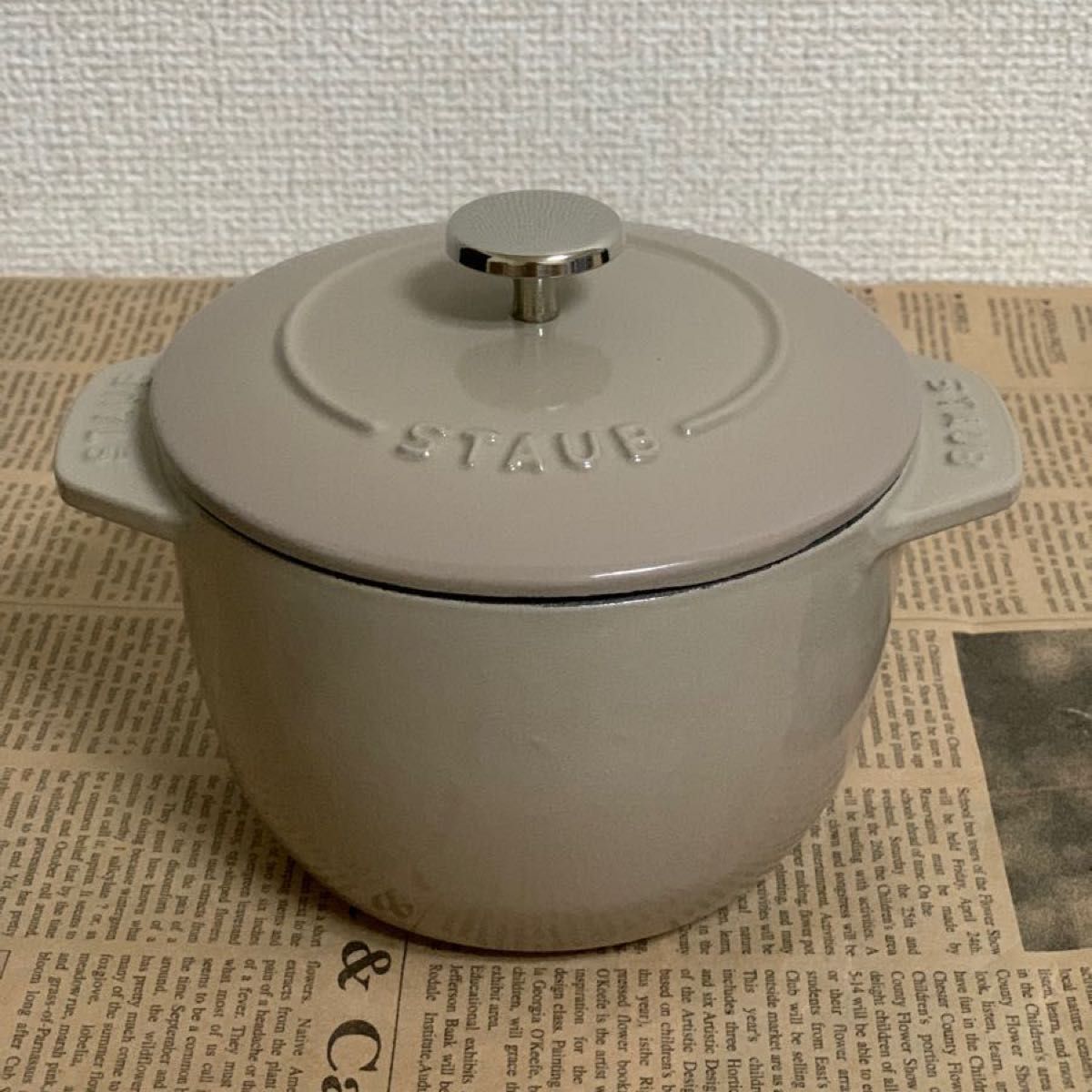 staub ストウブ ラ・ココット de GOHAN Sサイズ 12cm リネン ココハンs