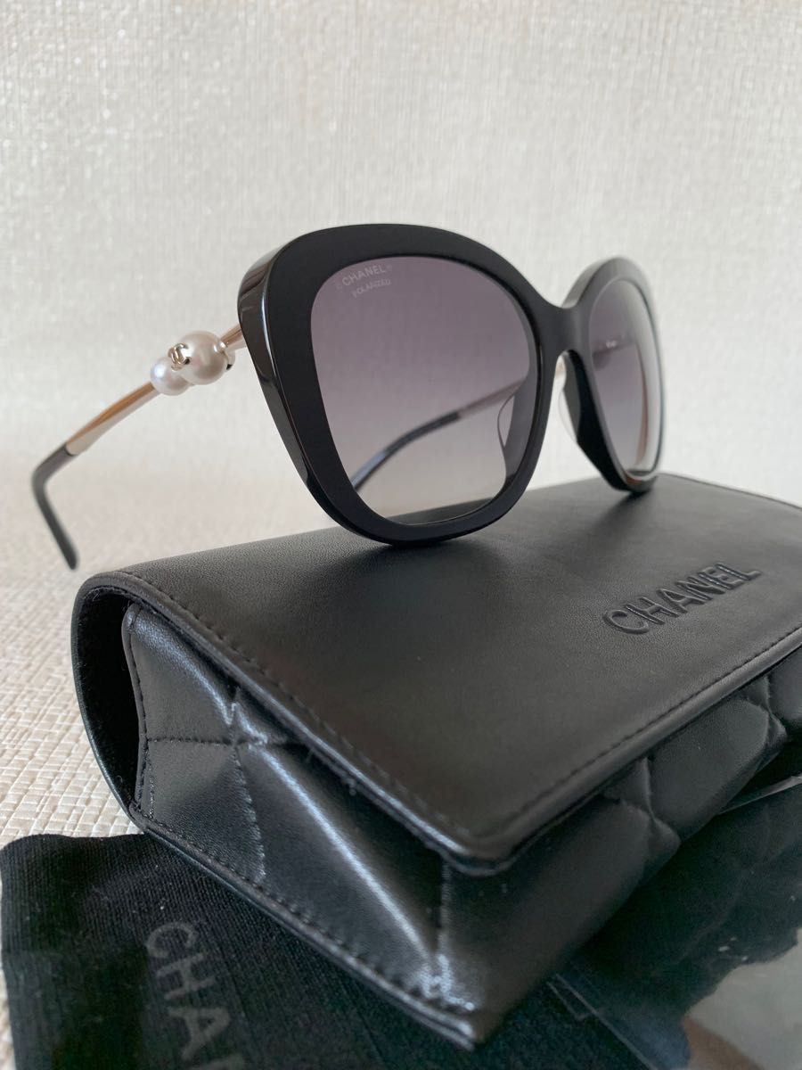 シャネルCHANEL 偏光サングラス フェイクパール付き｜Yahoo!フリマ（旧