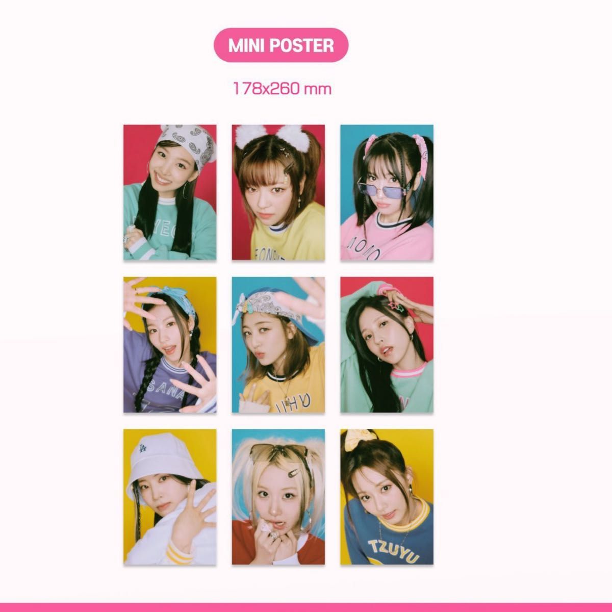 TWICE 韓国ファンクラブ4期 ファンキット トレカ ミニポスター他