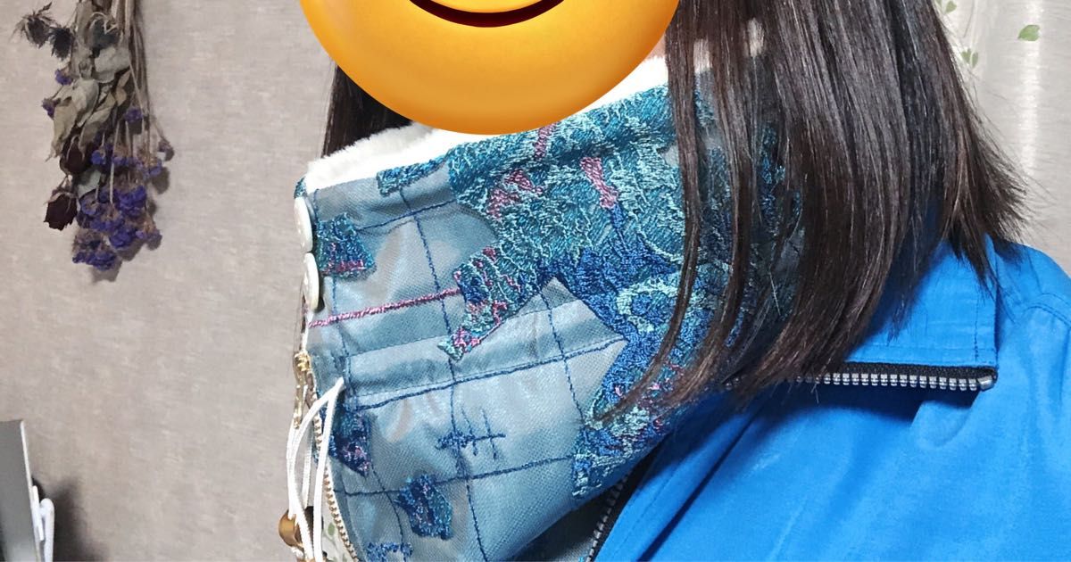 hazama ハザマ無知へと達するレーススヌード (turquoise)