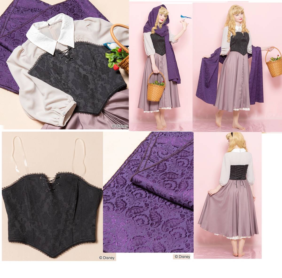 シークレットハニー 眠れる森の美女 ブライアローズ ドレス コスプレ