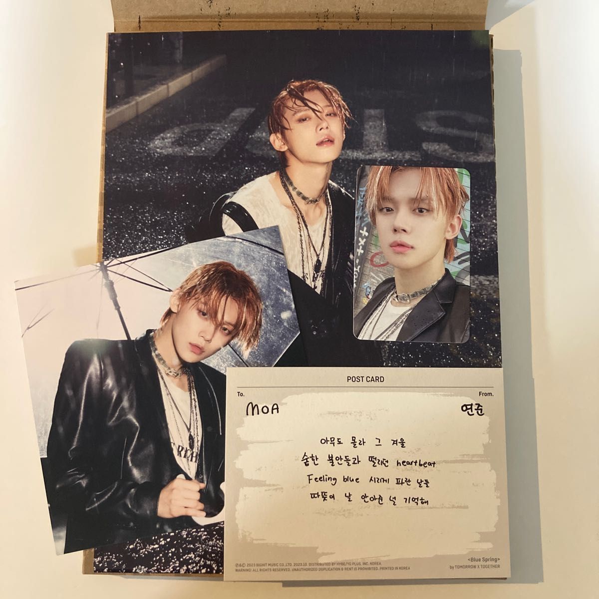 TXT FREEFALL 本体ケースSet➕トレカ特典set