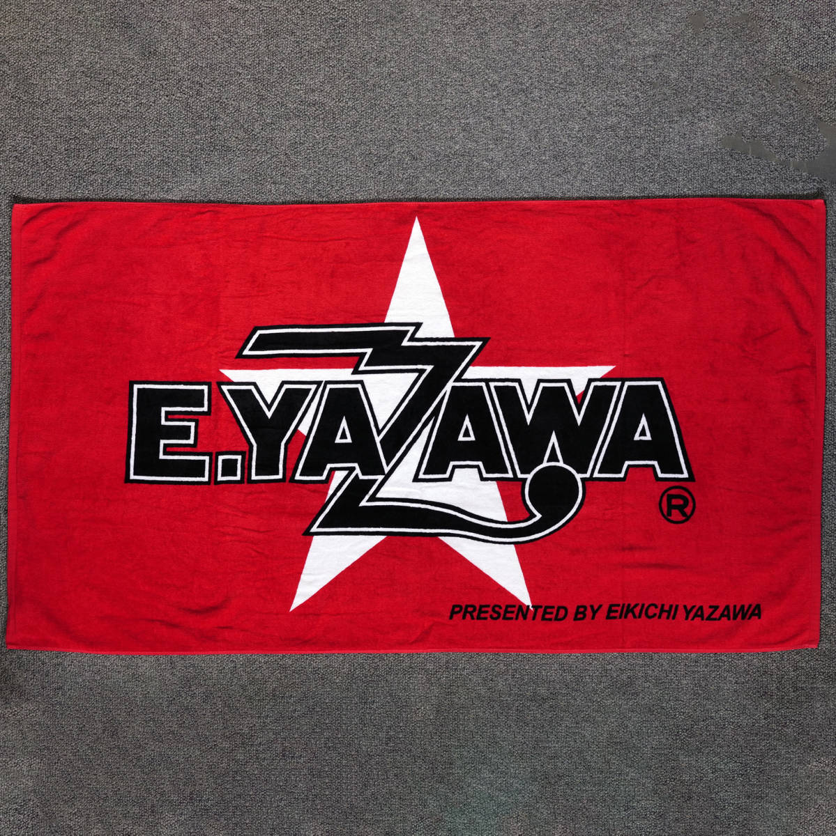 Yahoo!オークション - 矢沢永吉 E.YAZAWA スペシャルビーチタオル ロゴ