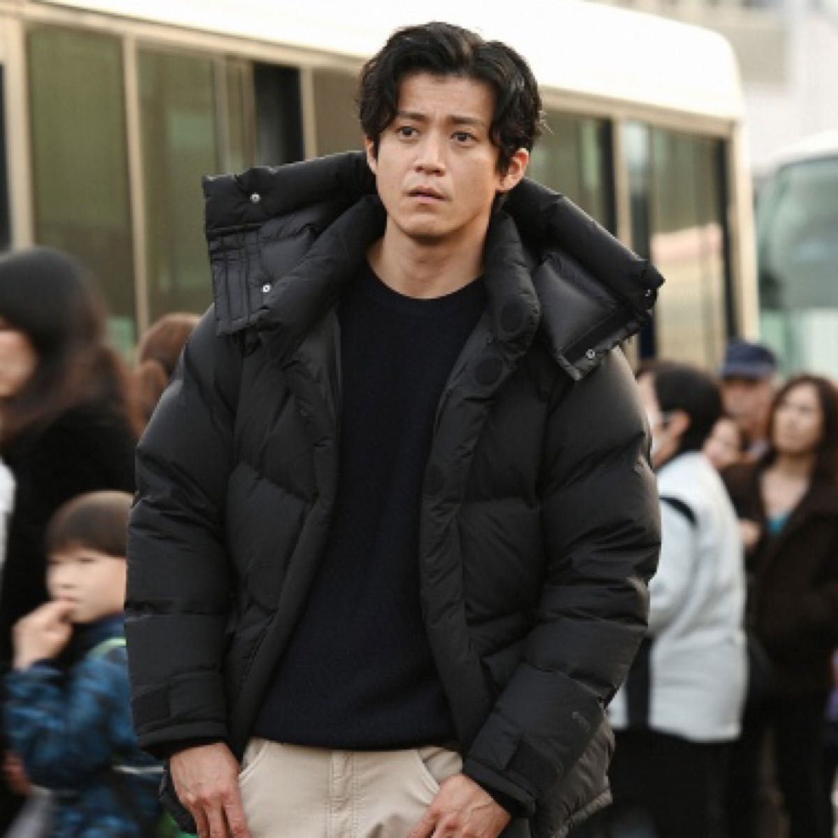 極美品 ノースフェイス ブルックスレンジライトパーカ ダウン 小栗旬