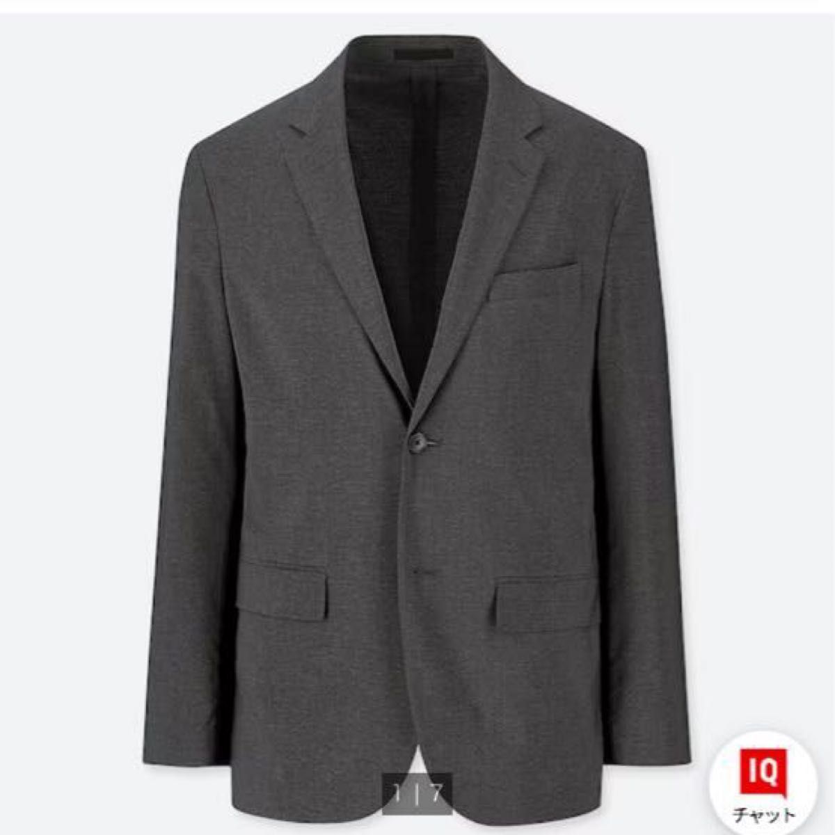 XL】UNIQLO ユニクロ セットアップ 感動ジャケット メンズ グレー
