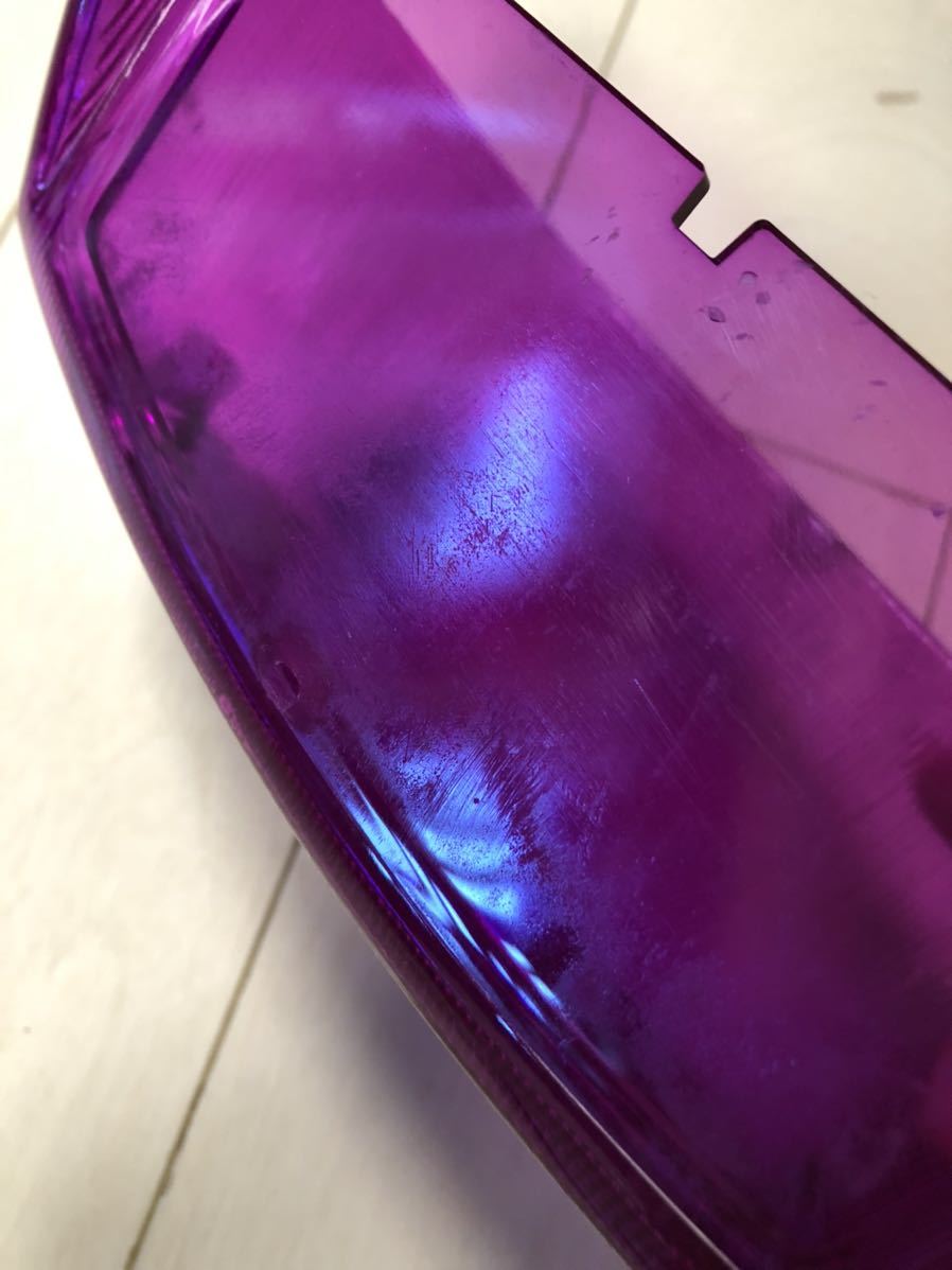 ゼファー400X 紫テールレンズ 紫ヨーロピアンウインカー セット