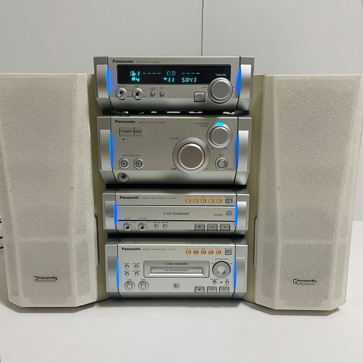Panasonic パナソニック システムコンポSC-HD615 5CD/5MDステレオ