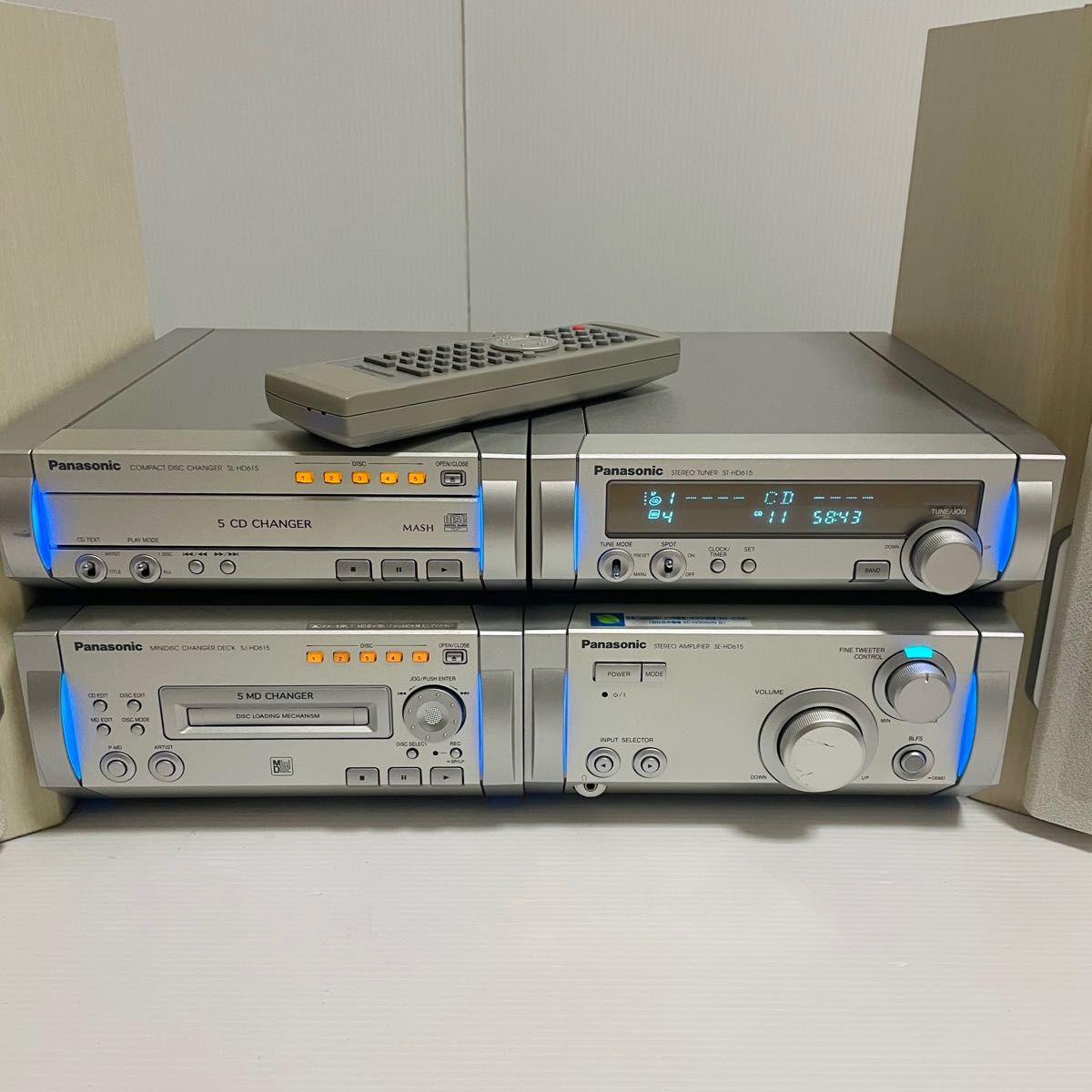 Panasonic パナソニック システムコンポSC-HD615 5CD/5MDステレオ