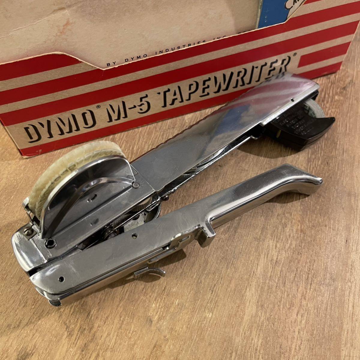 製品保証 【超レア・取説・デッドストック】ダイモ テープライター M-5