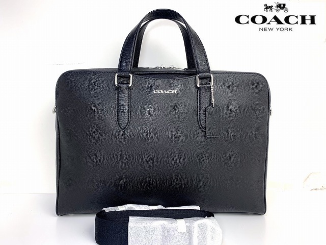 新品同様 送料無料 コーチ メンズ COACH レザー グラハム 2Way