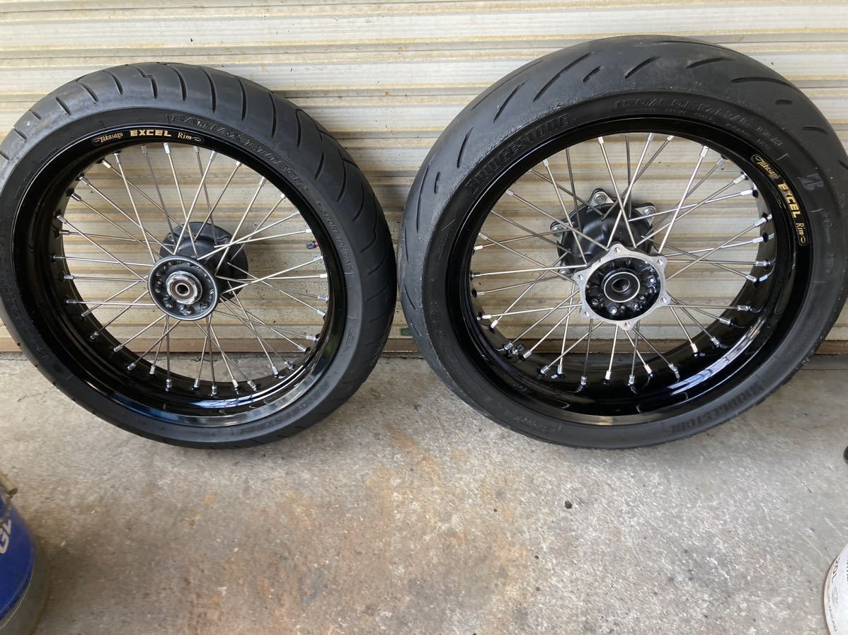 Dトラッカー250 X ワイドリム 3 5J 4 5J KLX KDX SB 送料無料 希少新品