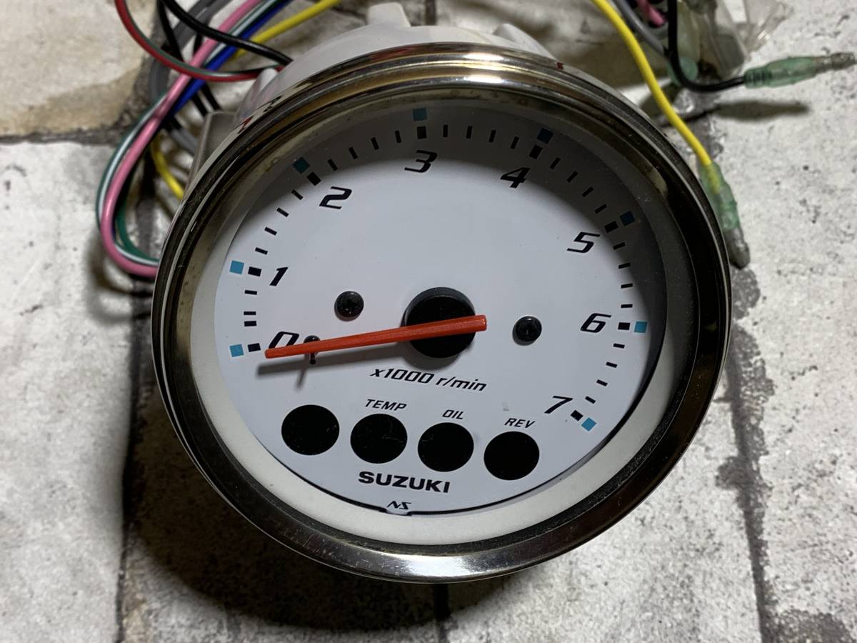 Yahoo!オークション - タコメーター 回転計 Suzuki 未使用保管品 船外