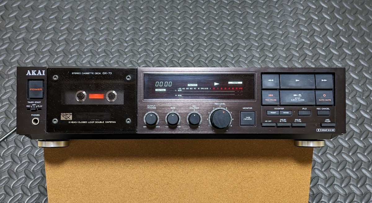 Yahoo!オークション - AKAI GX-73 ステレオ カセット デッキ 通電確認