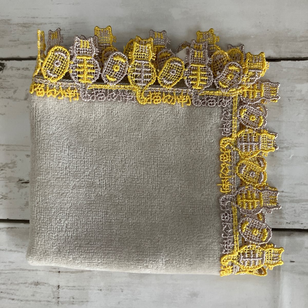 近沢レース ハンカチ 猫に小判 グレー｜Yahoo!フリマ（旧PayPayフリマ）