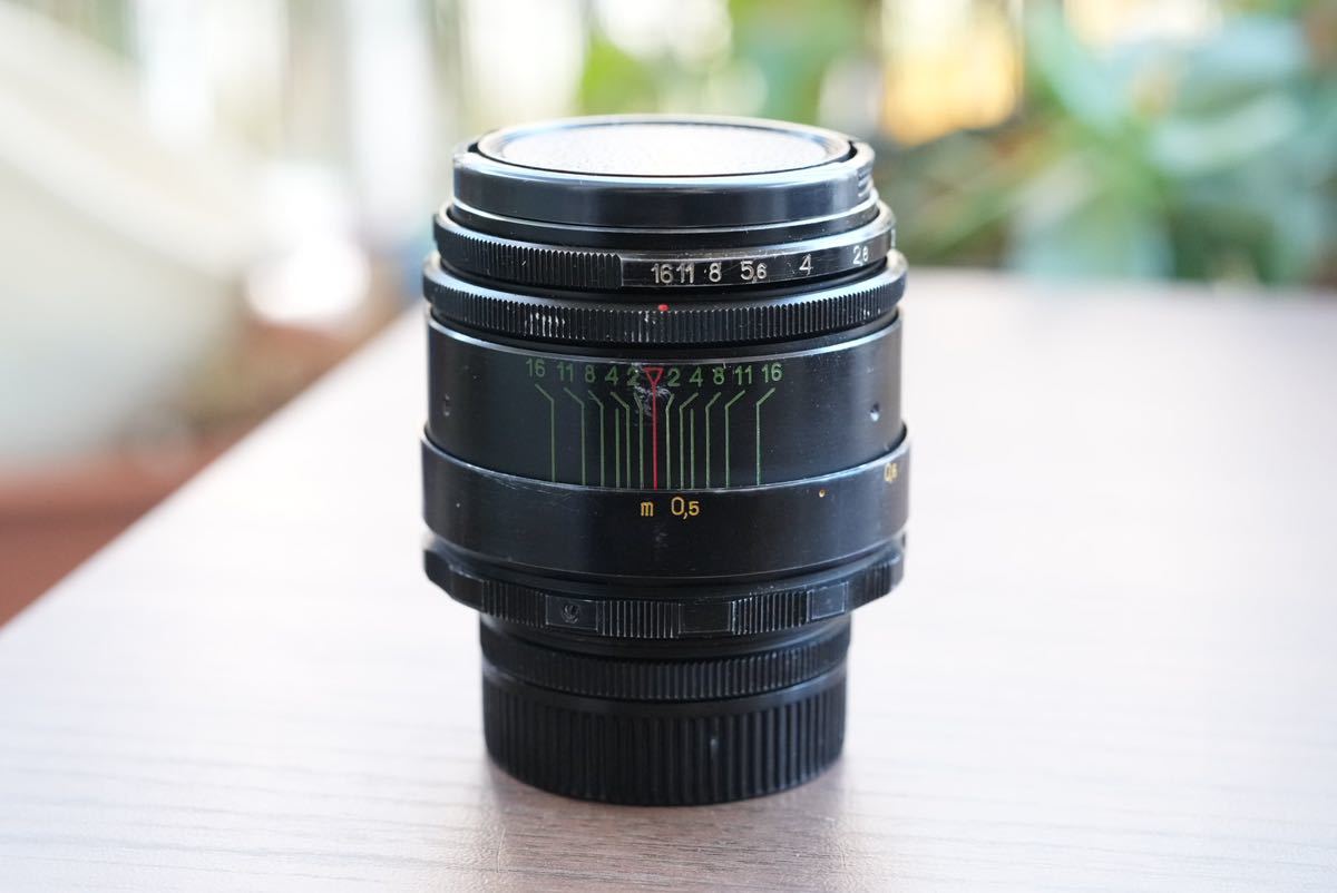 送料無料 分解清掃済み Helios-44-2 58mm f2 ヘリオス44-2 M42ぐるぐる