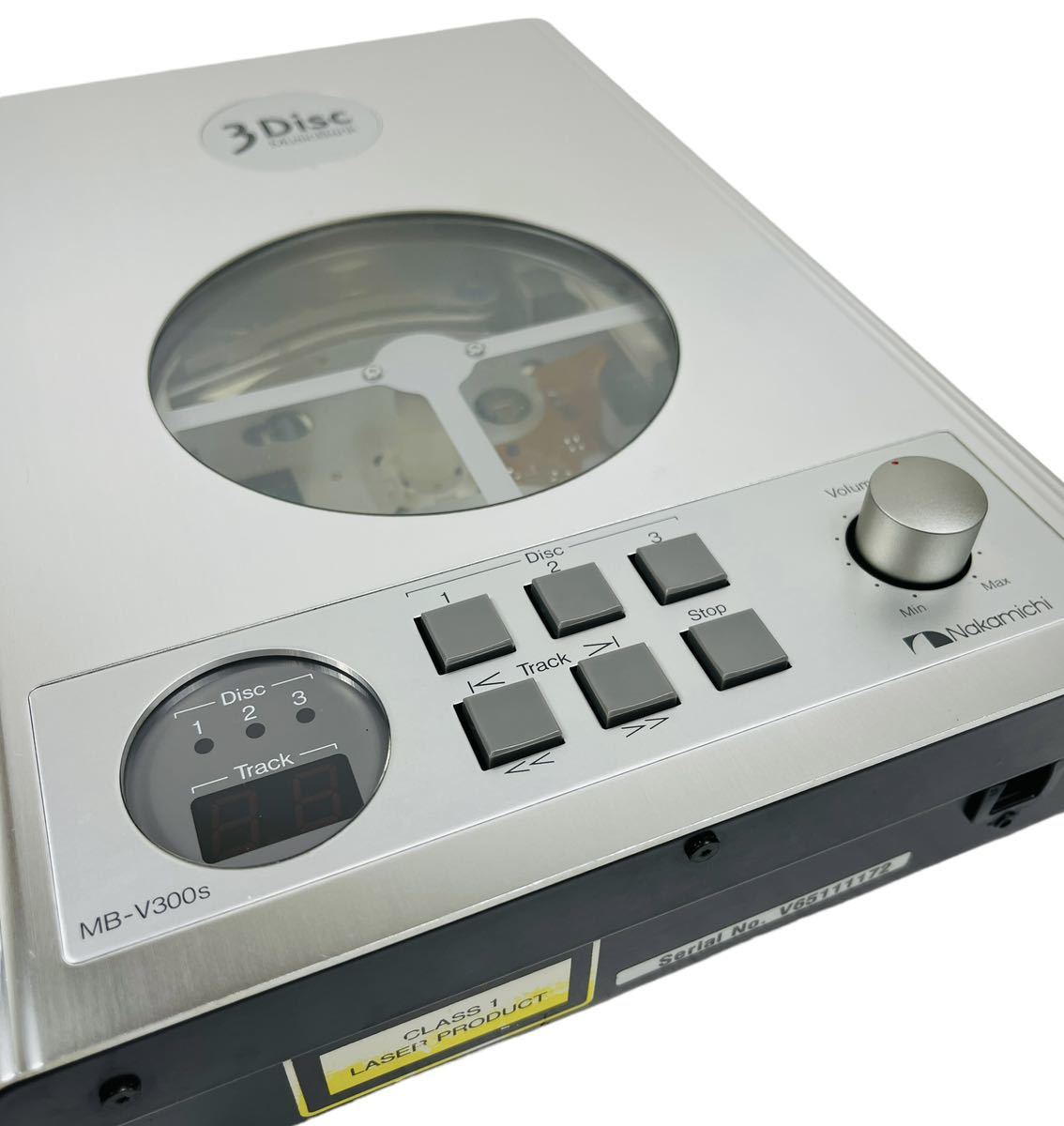 Nakamichi ナカミチ 3連装 CD試聴機 CDプレーヤー 鍵付き ロングプレイ