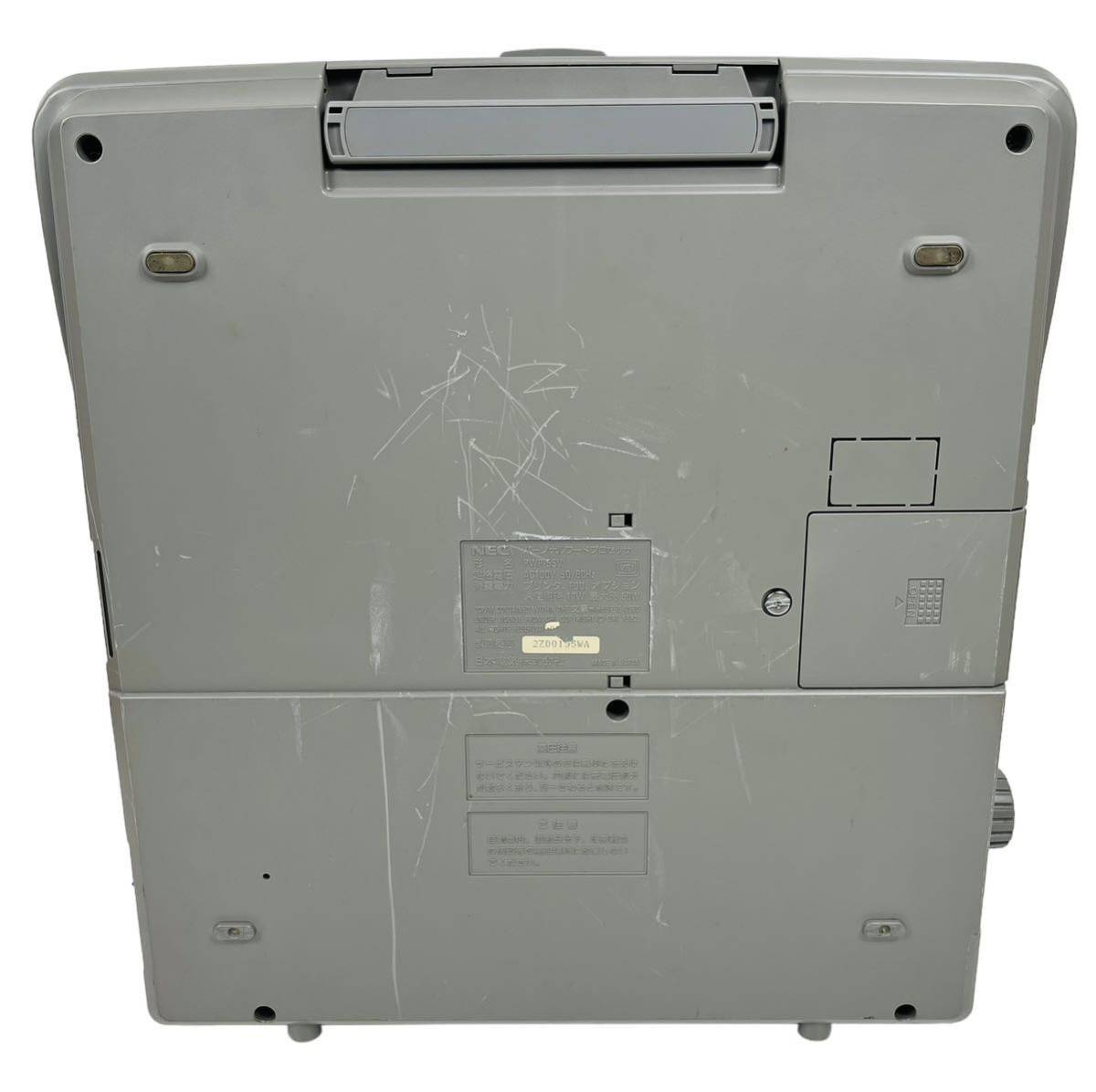 NEC エヌイーシー 文豪 mini5 SV ワープロ PWP-5SV｜Yahoo!フリマ（旧