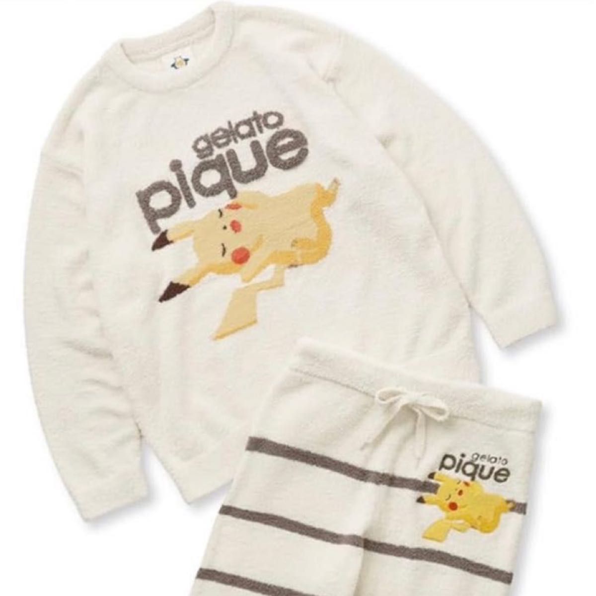 新品 ジェラピケ ポケモン コラボ パジャマ メンズサイズ Mサイズ