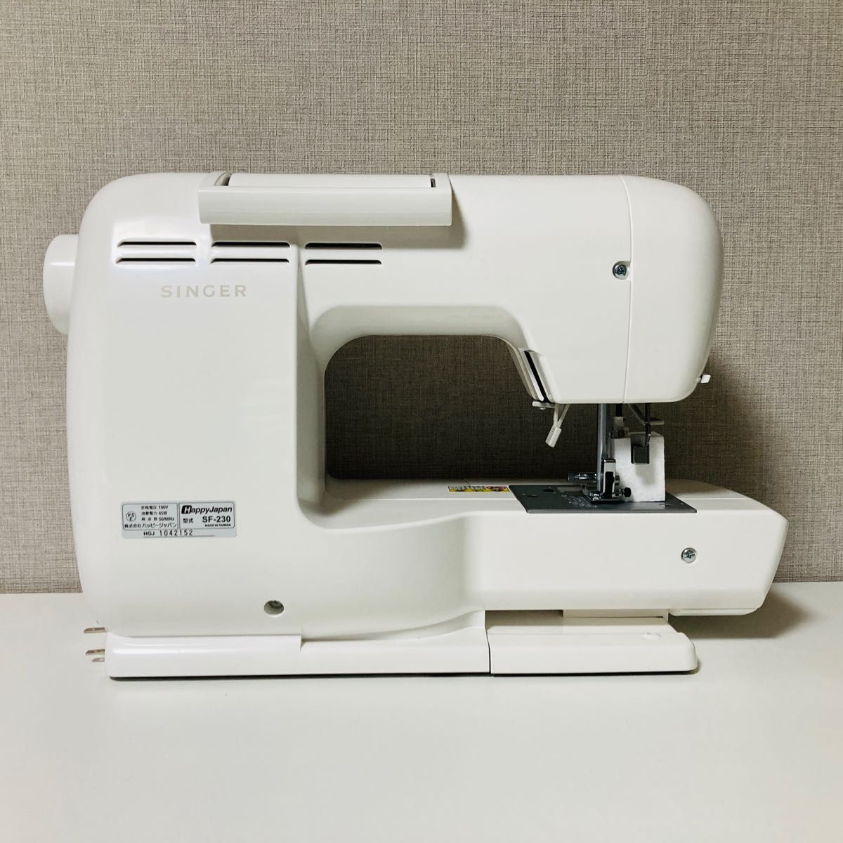 シンガー singer ミシン SF-230 モナミピア fine Ⅱ 【ほぼ未使用