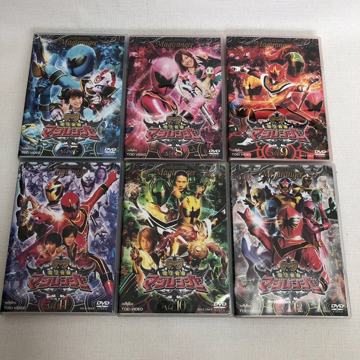 DVD 魔法戦隊マジレンジャー 全12巻 セット 特製全巻収納BOX付き